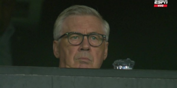 考察球员！巴西主帅安切洛蒂观看博塔弗戈解放者杯比赛